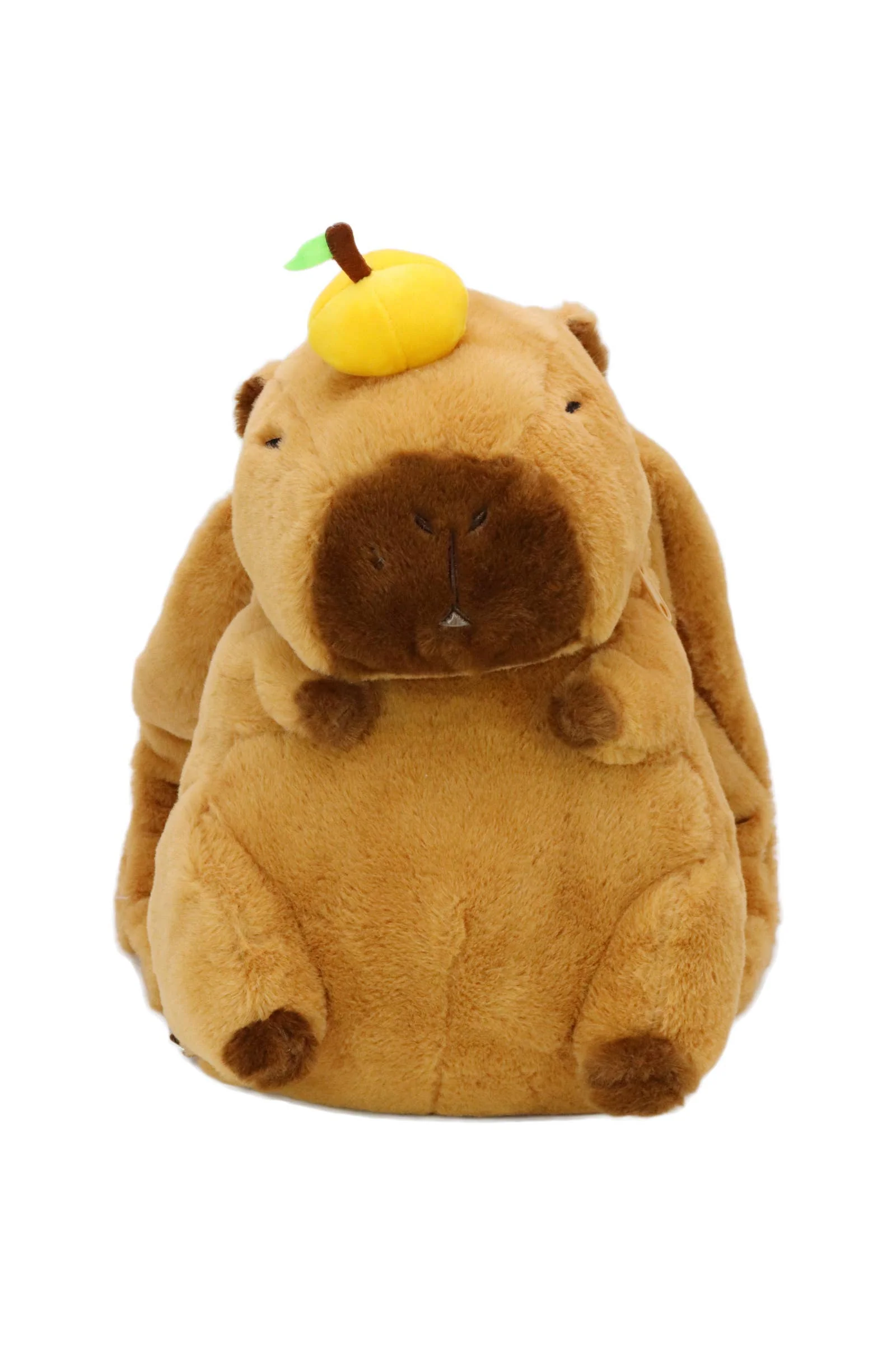 Capybara Fuzzy Faux Fur Backpack - Image 6