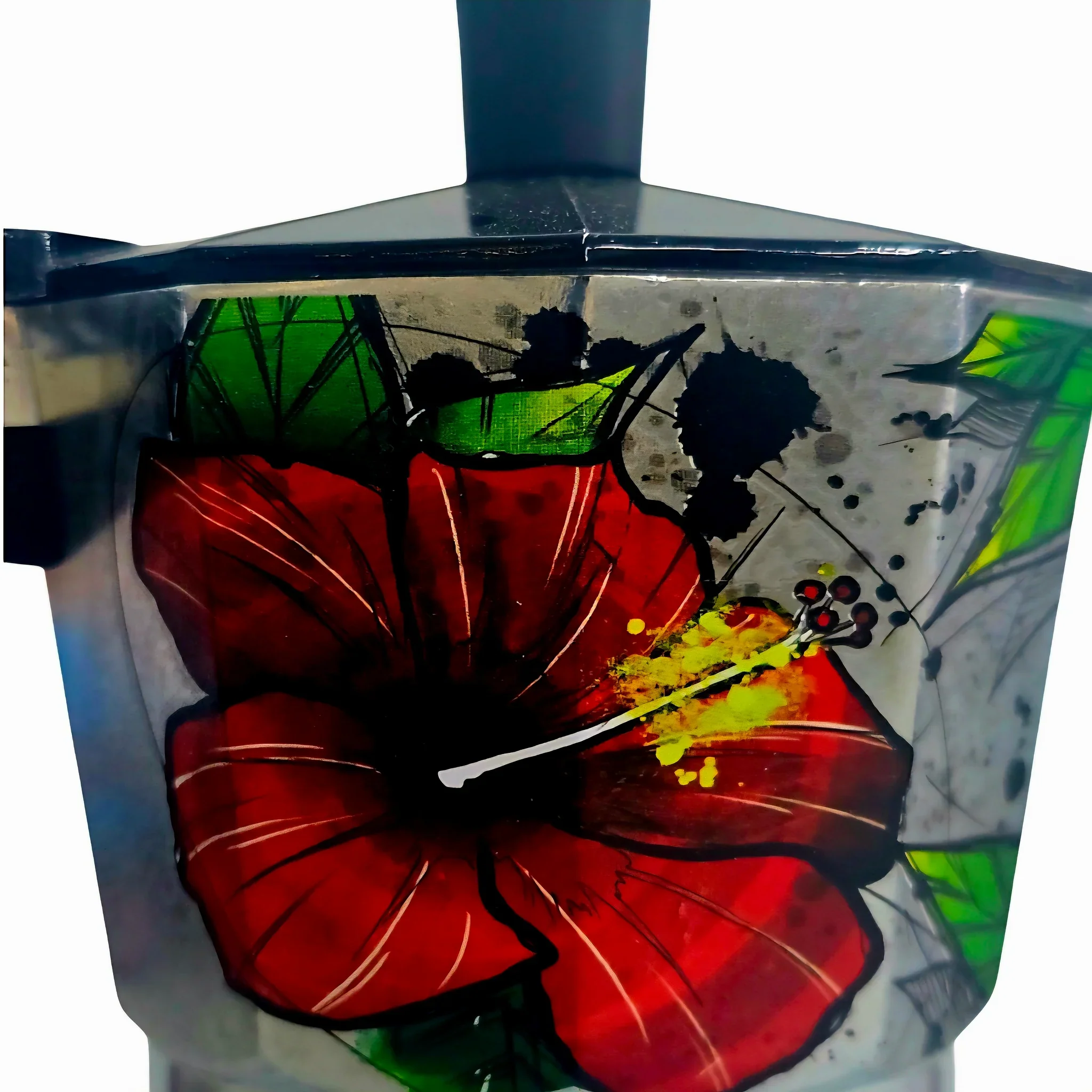 Cocina Criolla Moka Pots (Greca) Limited Edition -"Boricua" Design - Image 3