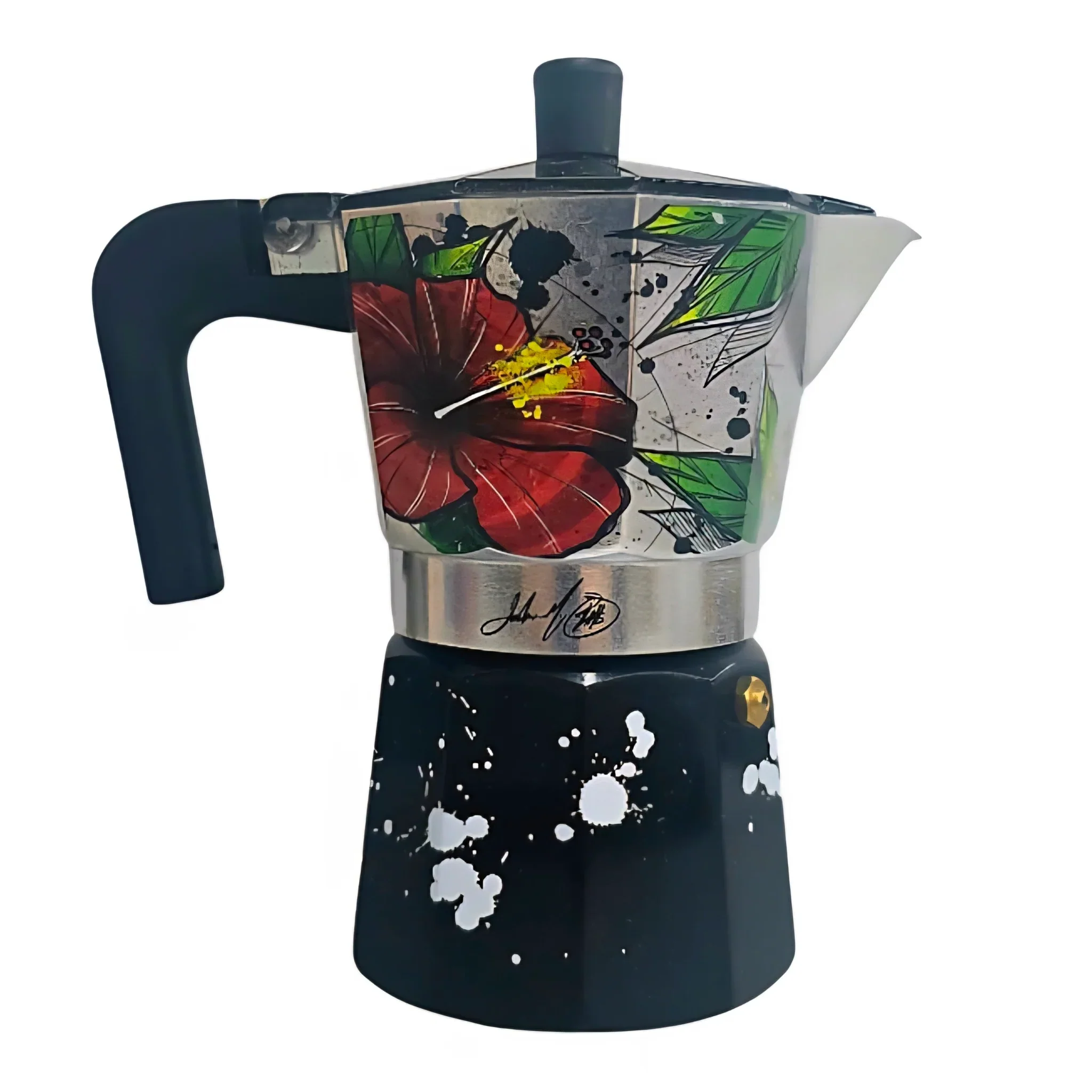 Cocina Criolla Moka Pots (Greca) Limited Edition -"Boricua" Design - Image 5