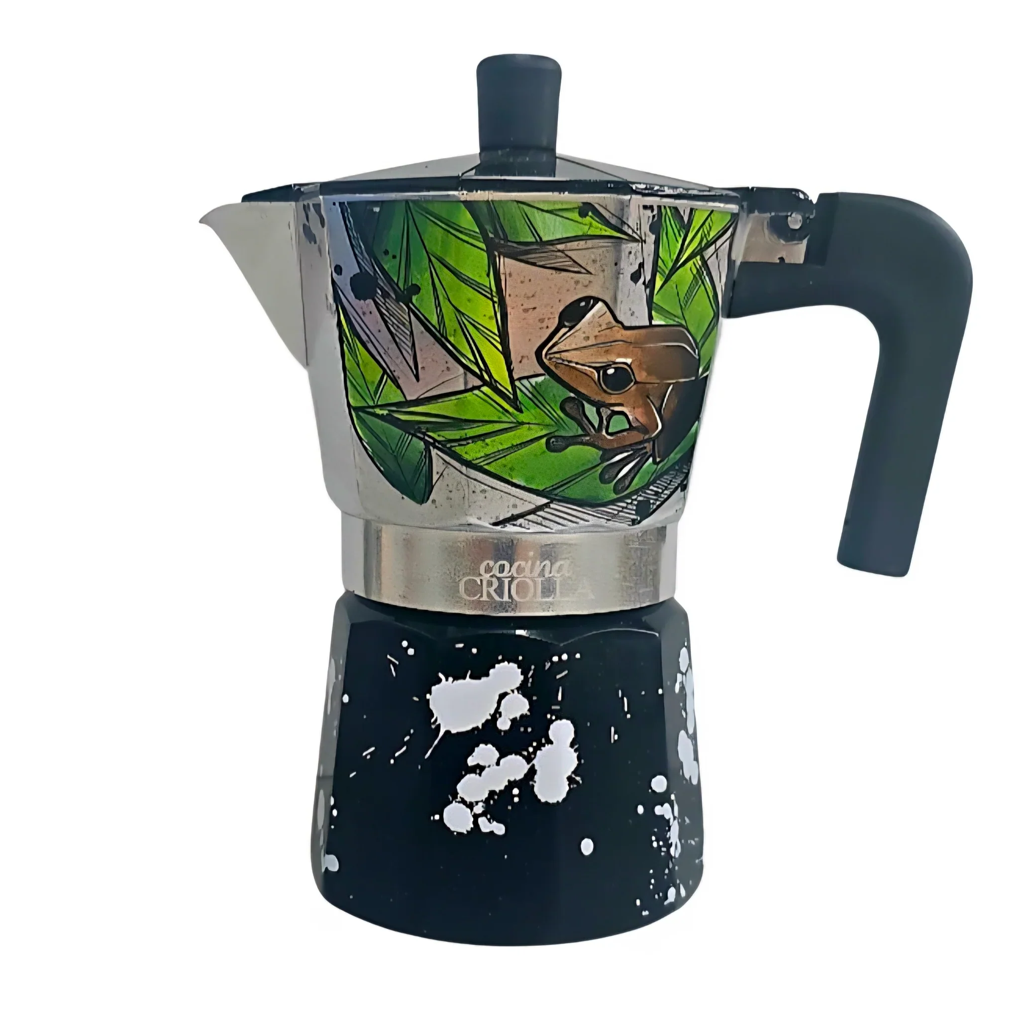 Cocina Criolla Moka Pots (Greca) Limited Edition -"Boricua" Design - Image 6