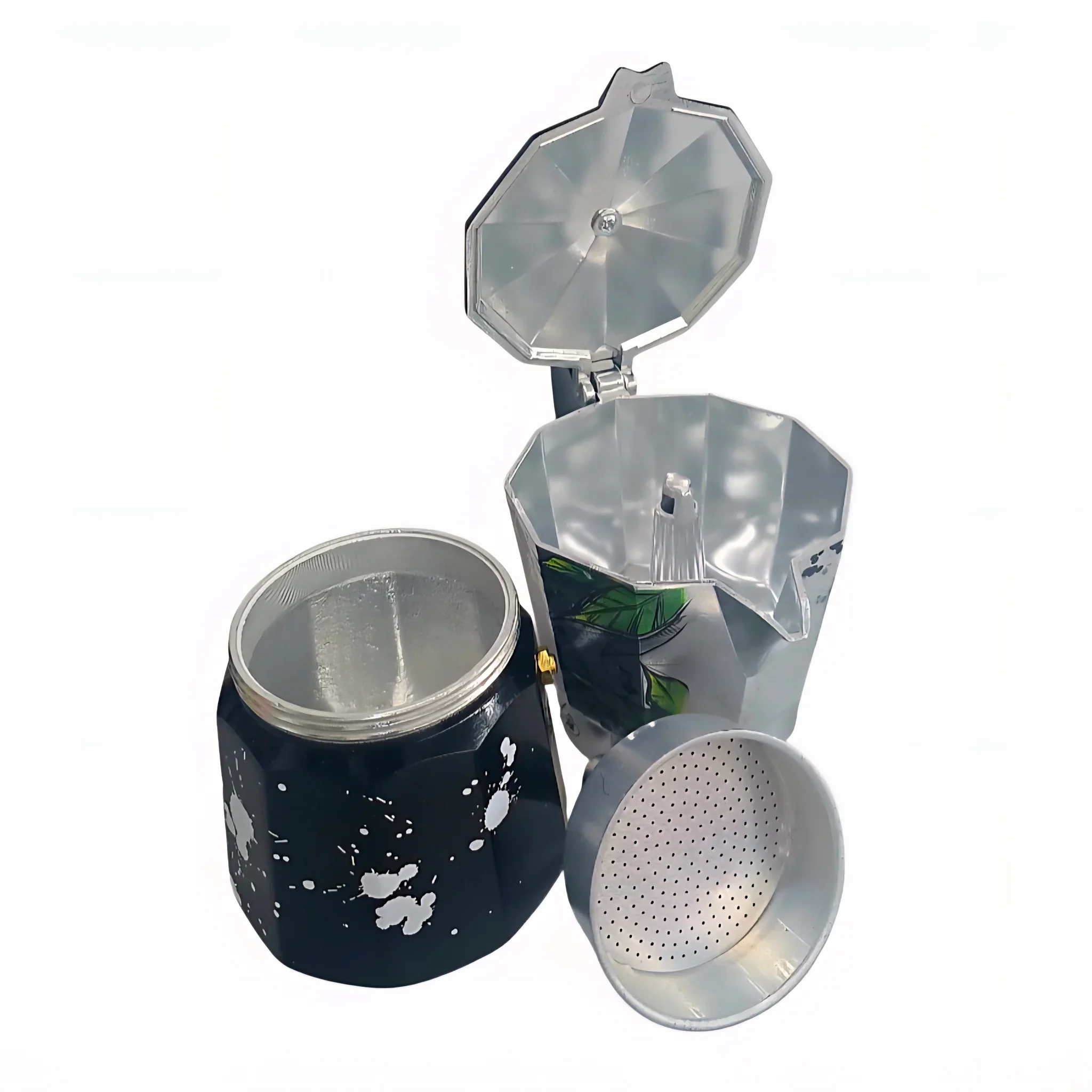 Cocina Criolla Moka Pots (Greca) Limited Edition -"Boricua" Design - Image 7