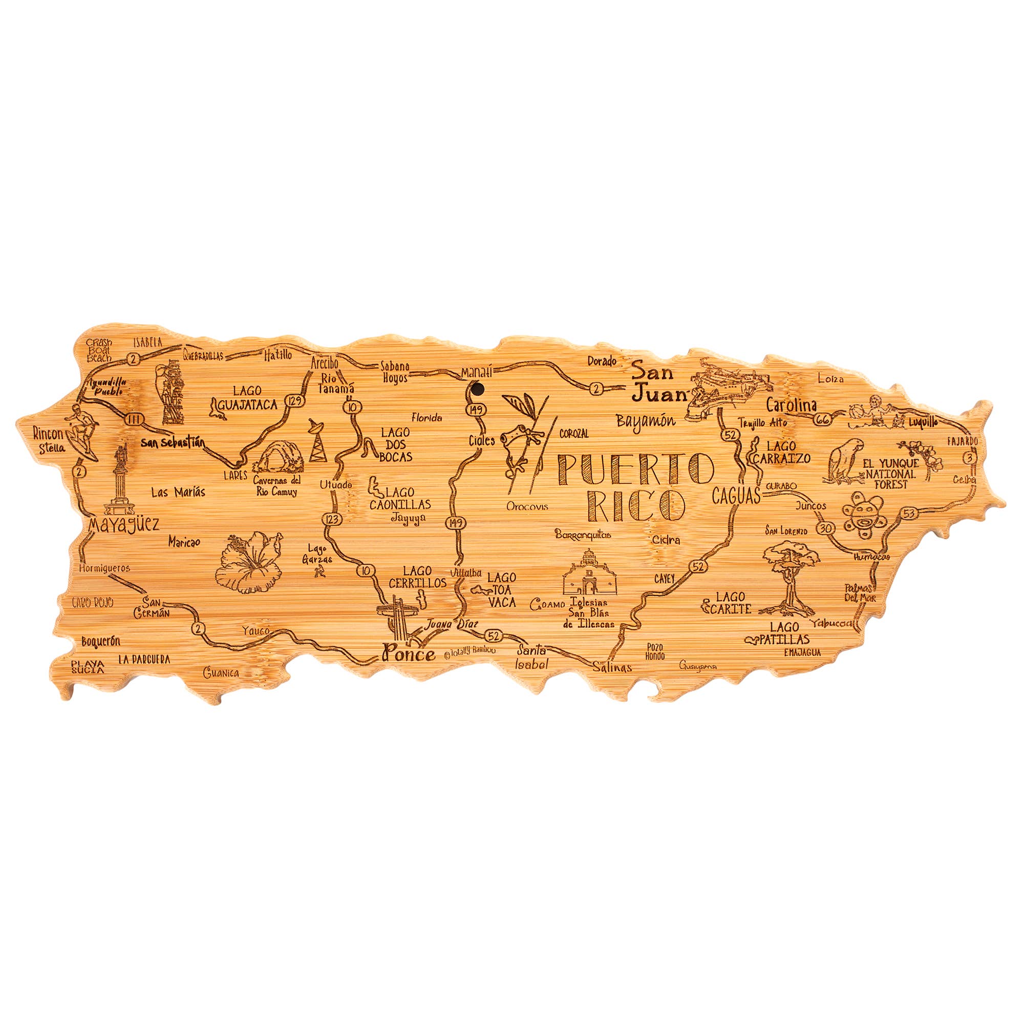 Puerto Rico Cutting Board - Image 2