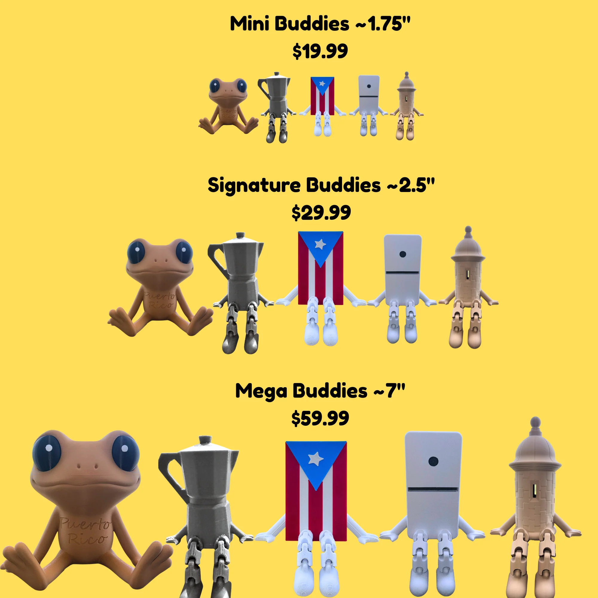 Puerto Rico Buddy Packs | Puerto Rican Cute Collectible | Boricua Gift & Desk Buddy - Image 11