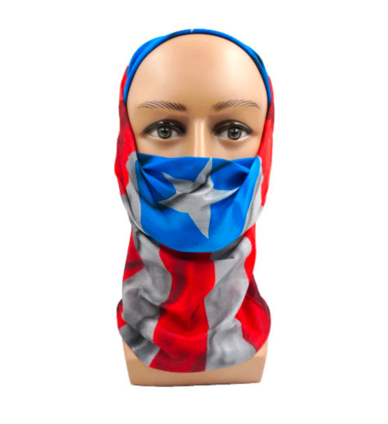 Unisex Puerto Rico Flag Neck Gaiter - Image 4