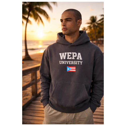 Wepa University Hoodie – Puerto Rican Flag Edition
