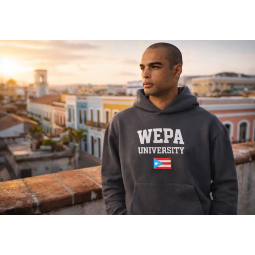 Wepa University Hoodie – Puerto Rican Flag Edition - Image 2