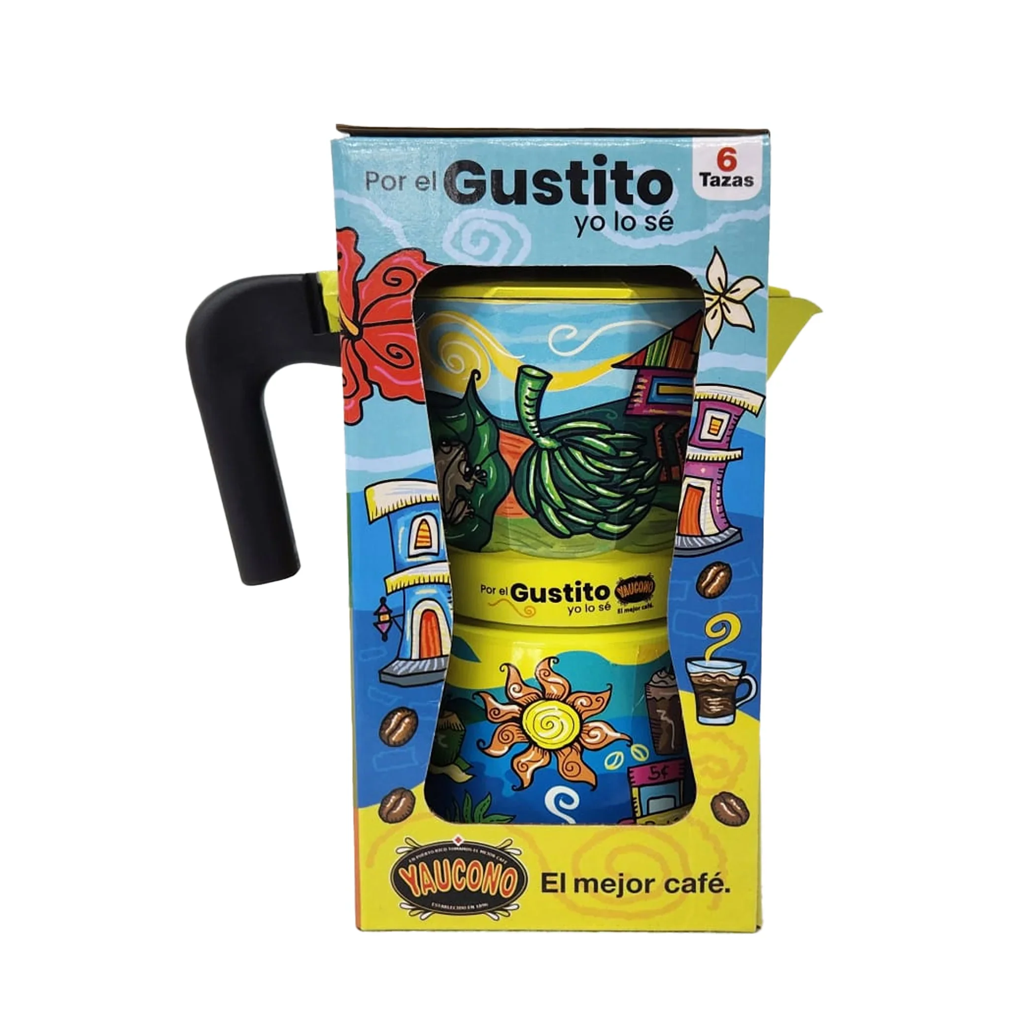 Yaucono - Coffee Pot (Greca) & a FREE 8 oz Yaucono Coffee - Limited Edition - Image 3